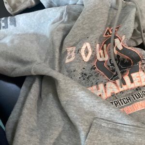 sweatshirt pink,gray, white